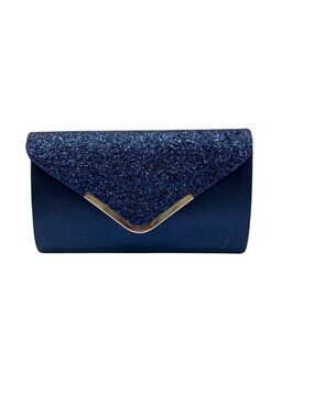 Dasein Navy Blue Formal Evening Clutch